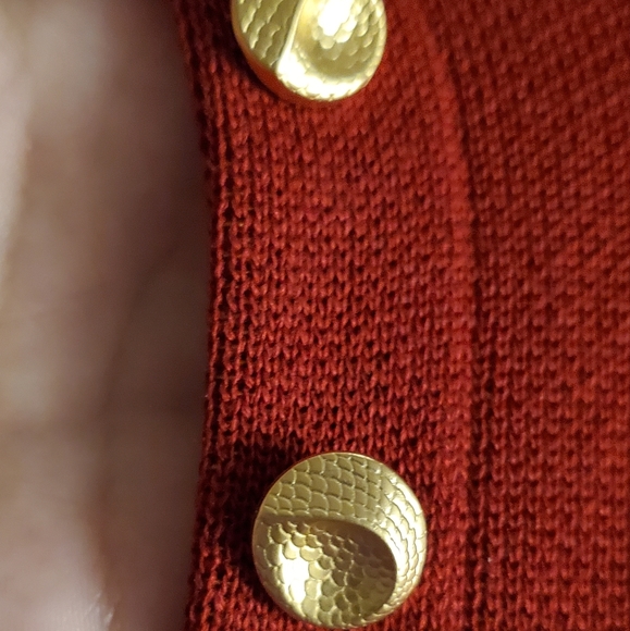 Elhoffer Design Retired Lion long Cape Sleeve Cropped Cardigan - Picture 7 of 14